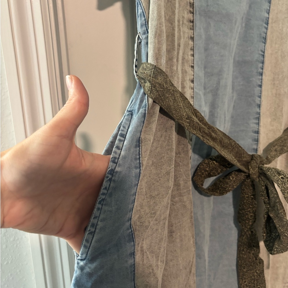 Patchwork Denim Dress by Young Threads NWT - Picture 4 of 5